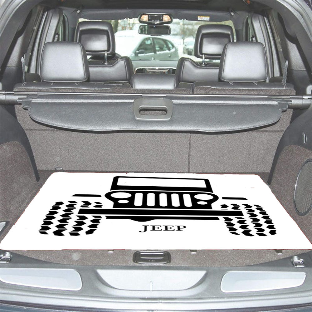 Abstract Jeep Car Trunk Mat Non Slip