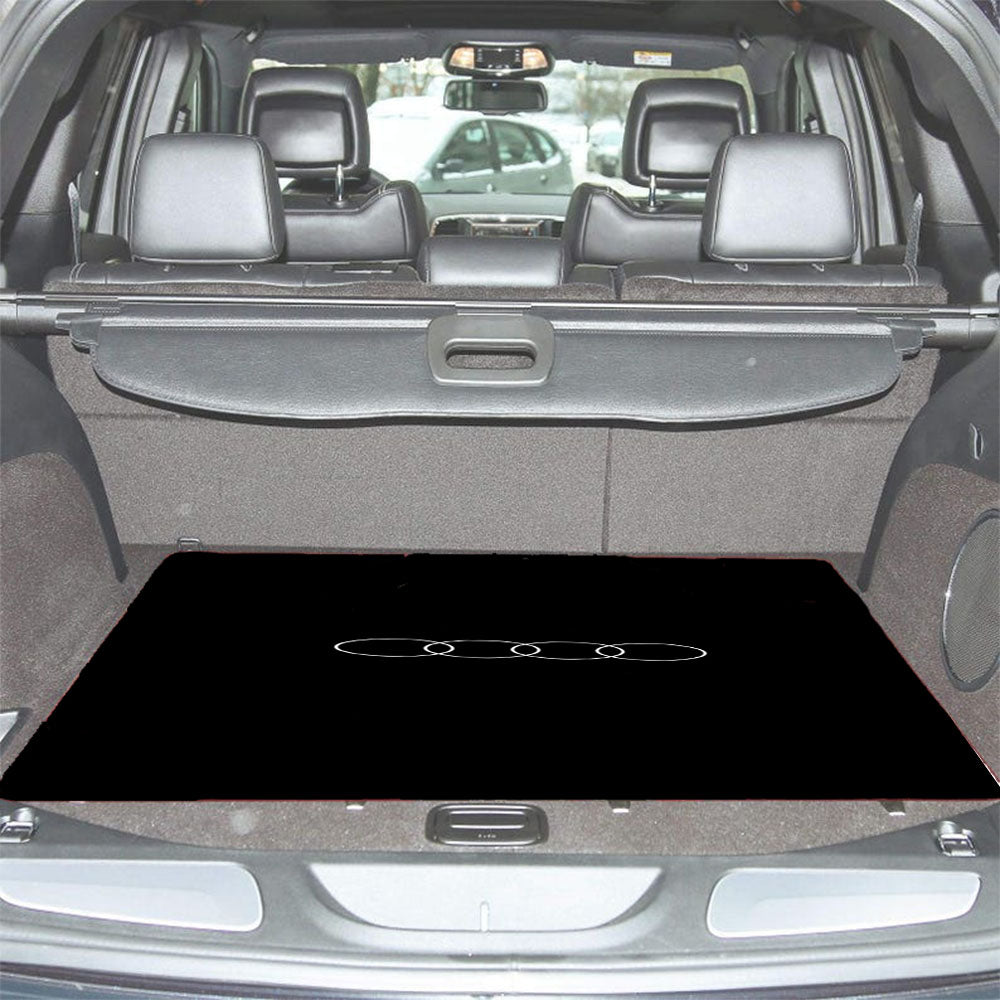 Audi Logo Wallpapers Hd Car Trunk Mat Non Slip