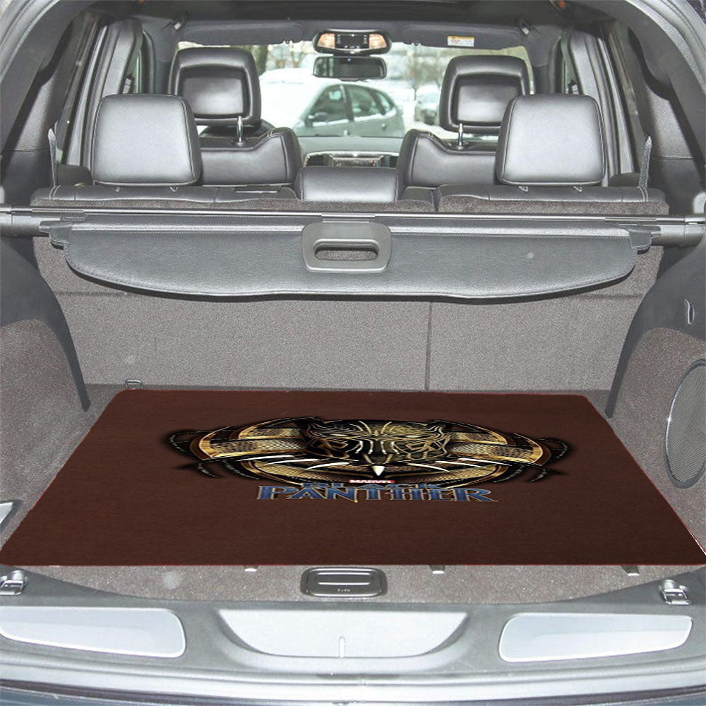 Black Panther Golden Jaguar Car Trunk Mat Non Slip