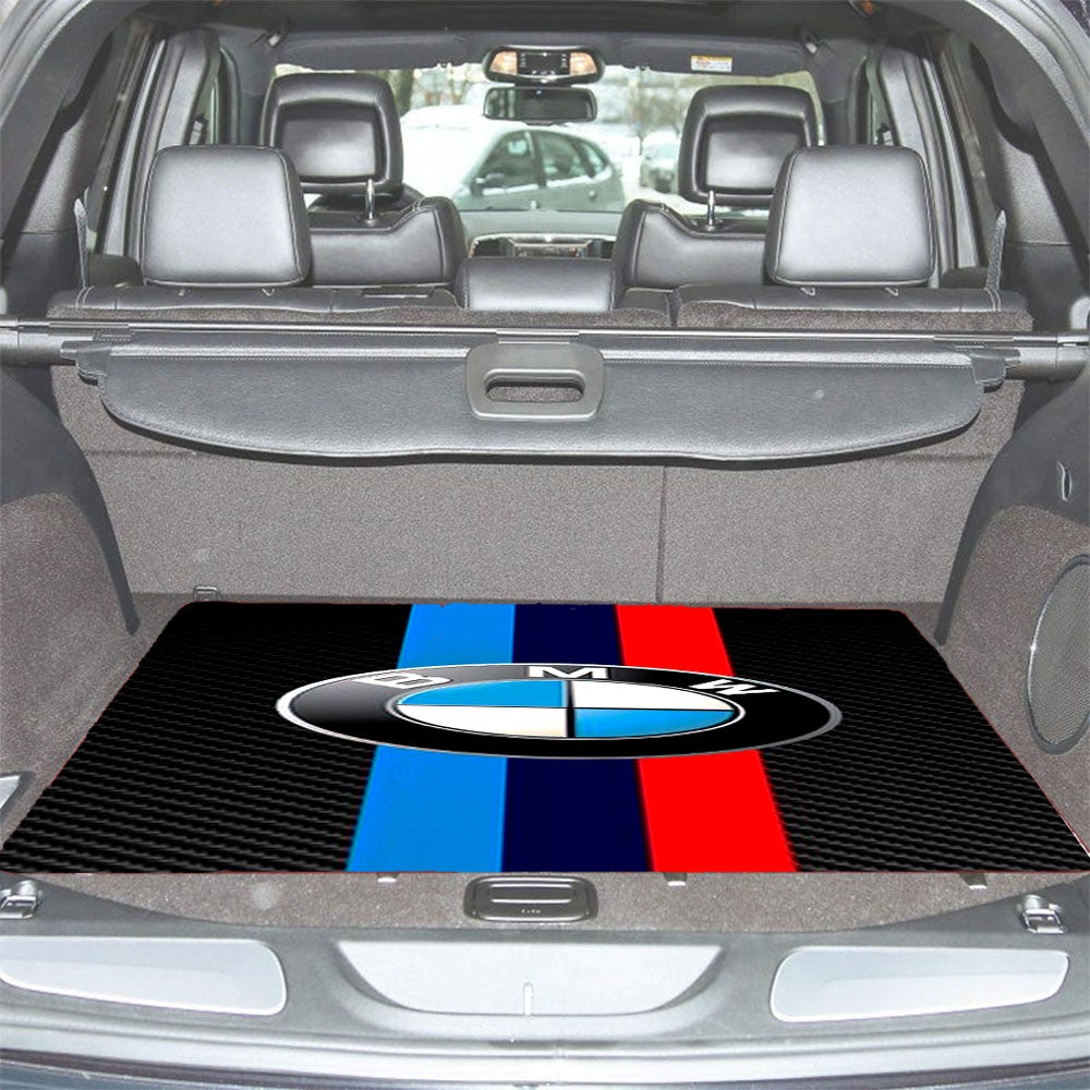 Bmw Logo 3 Stripe Car Trunk Mat Non Slip