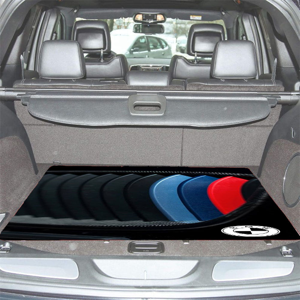 Bmw M Performance Series Color Car Trunk Mat Non Slip