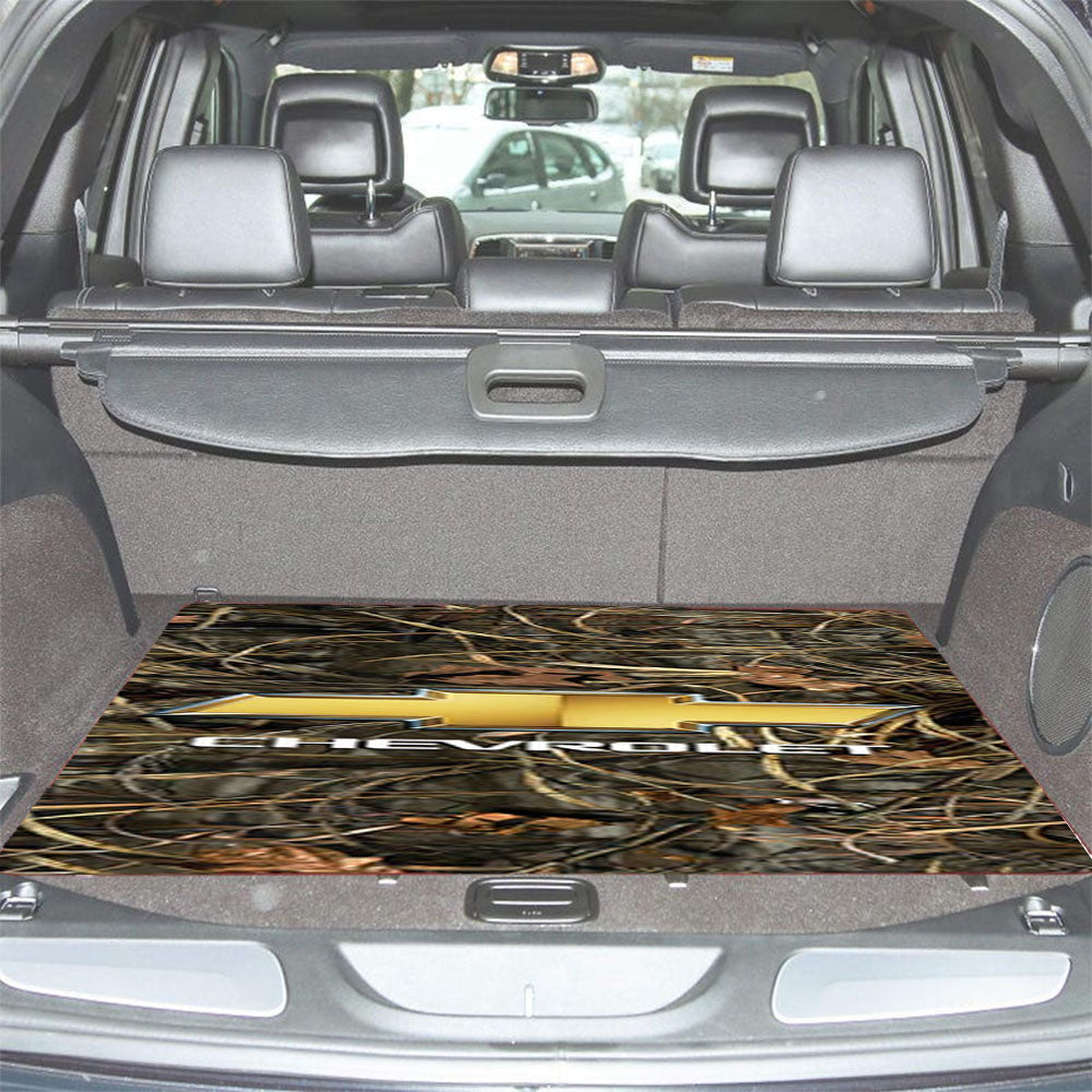 Camo Chevy Chevrolet Car Trunk Mat Non Slip