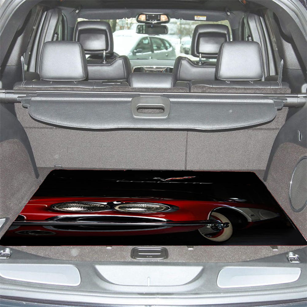 Chevrolet Chorvette 1957 Speedfuilie Car Trunk Mat Non Slip