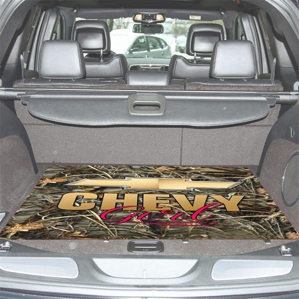 Chevy Girl Car Trunk Mat Non Slip