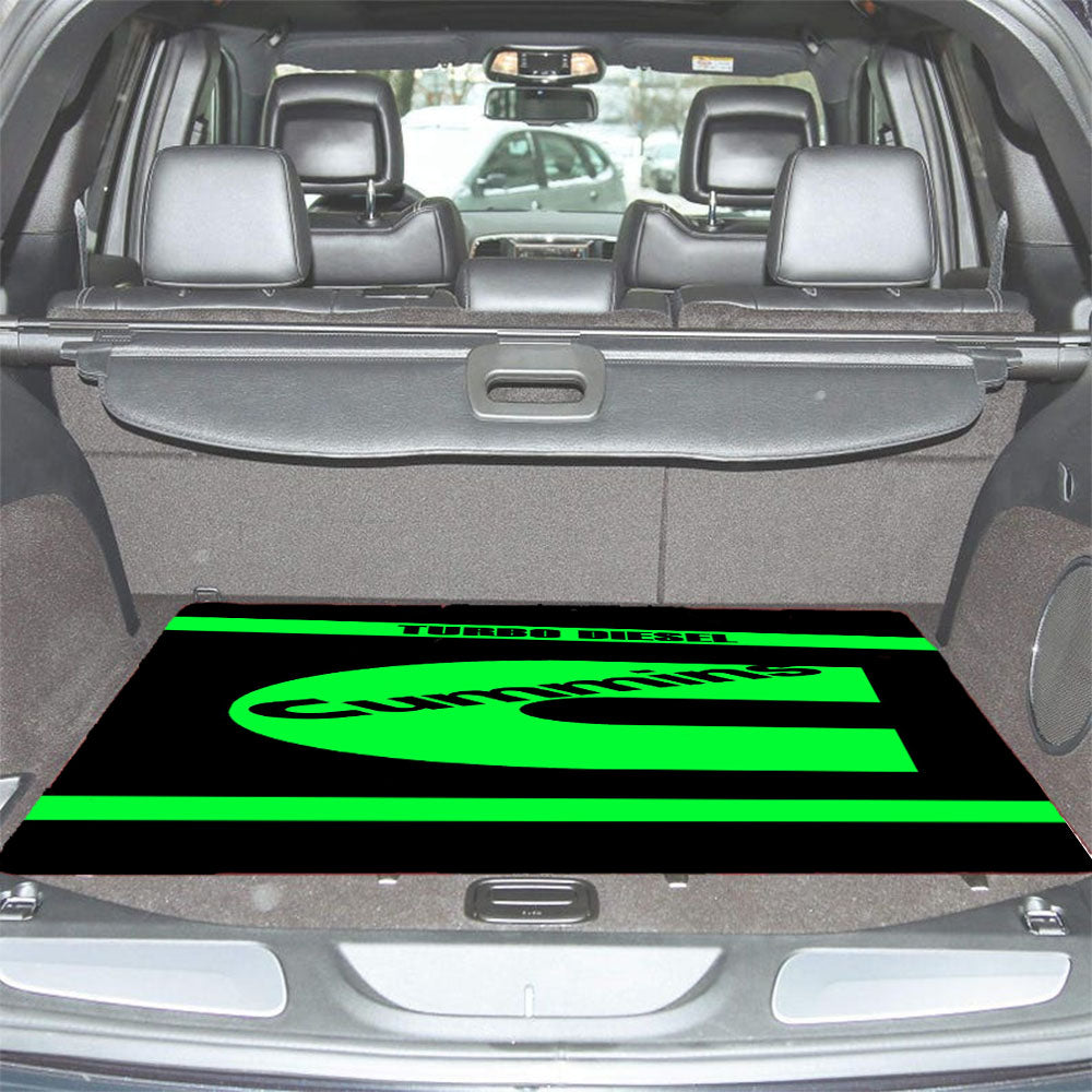 Cummins Turbo Diesel Car Trunk Mat Non Slip