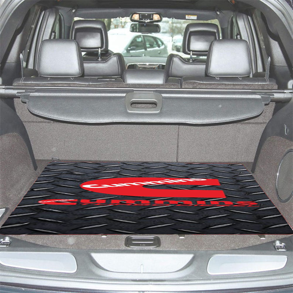 Cummins Turbo Diesel Logo Car Trunk Mat Non Slip