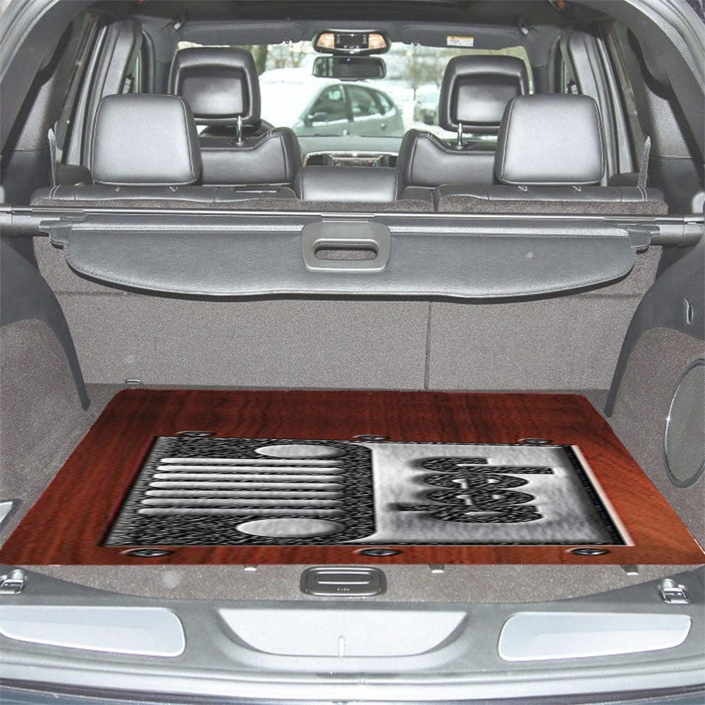 Embossed Steel Jeep Car Trunk Mat Non Slip