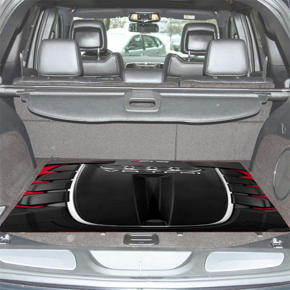 Engine V8 Tfsi Rs Audi Car Trunk Mat Non Slip