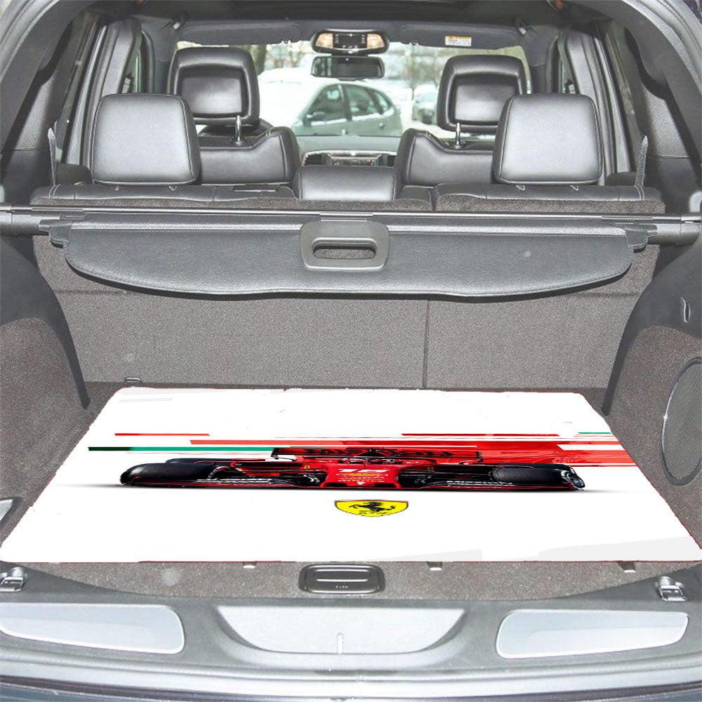 Ferrari Formula One Glitch Car Trunk Mat Non Slip