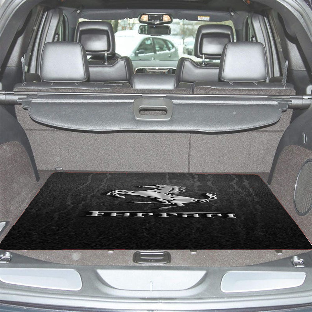 Ferrari Logo Car Trunk Mat Non Slip