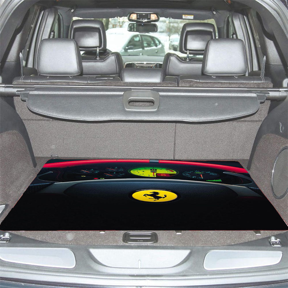 Ferrari Spedometer Car Trunk Mat Non Slip