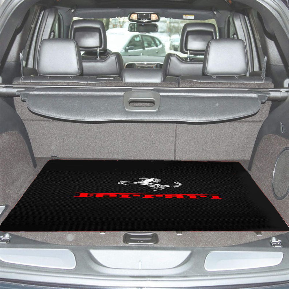 Ferrari Steering Wheel Car Trunk Mat Non Slip