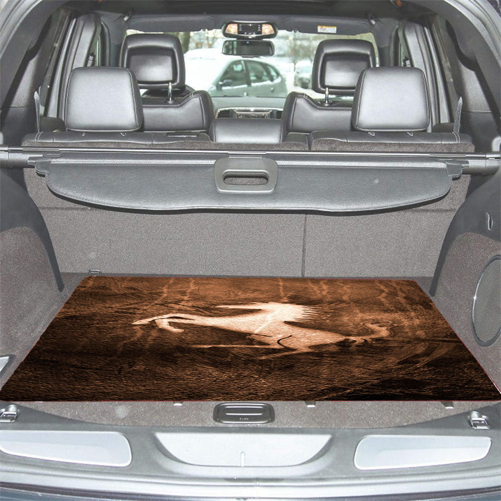 Ferrari Textured Car Trunk Mat Non Slip