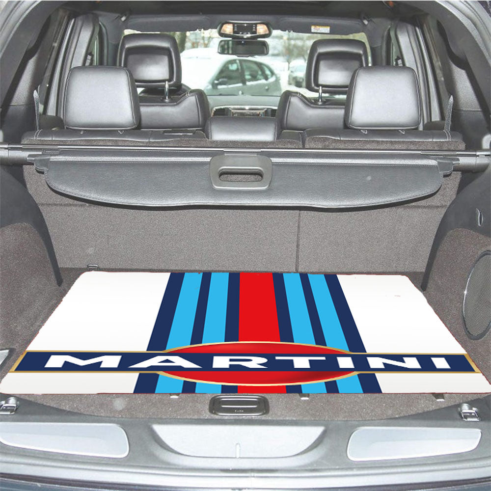 Martini Porsche Car Wallpaper Logo Car Trunk Mat Non Slip