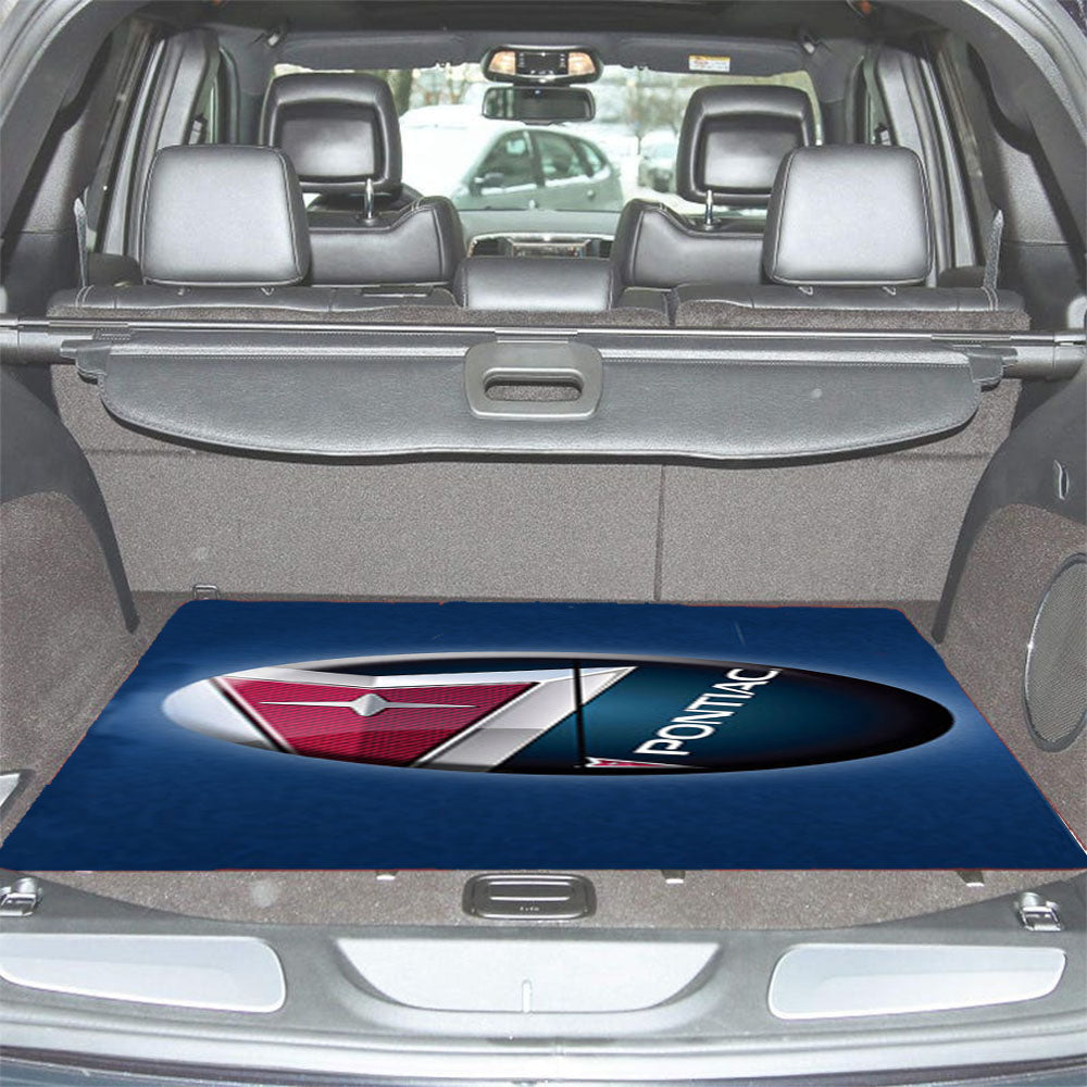 Pontiac Symbol Car Trunk Mat Non Slip