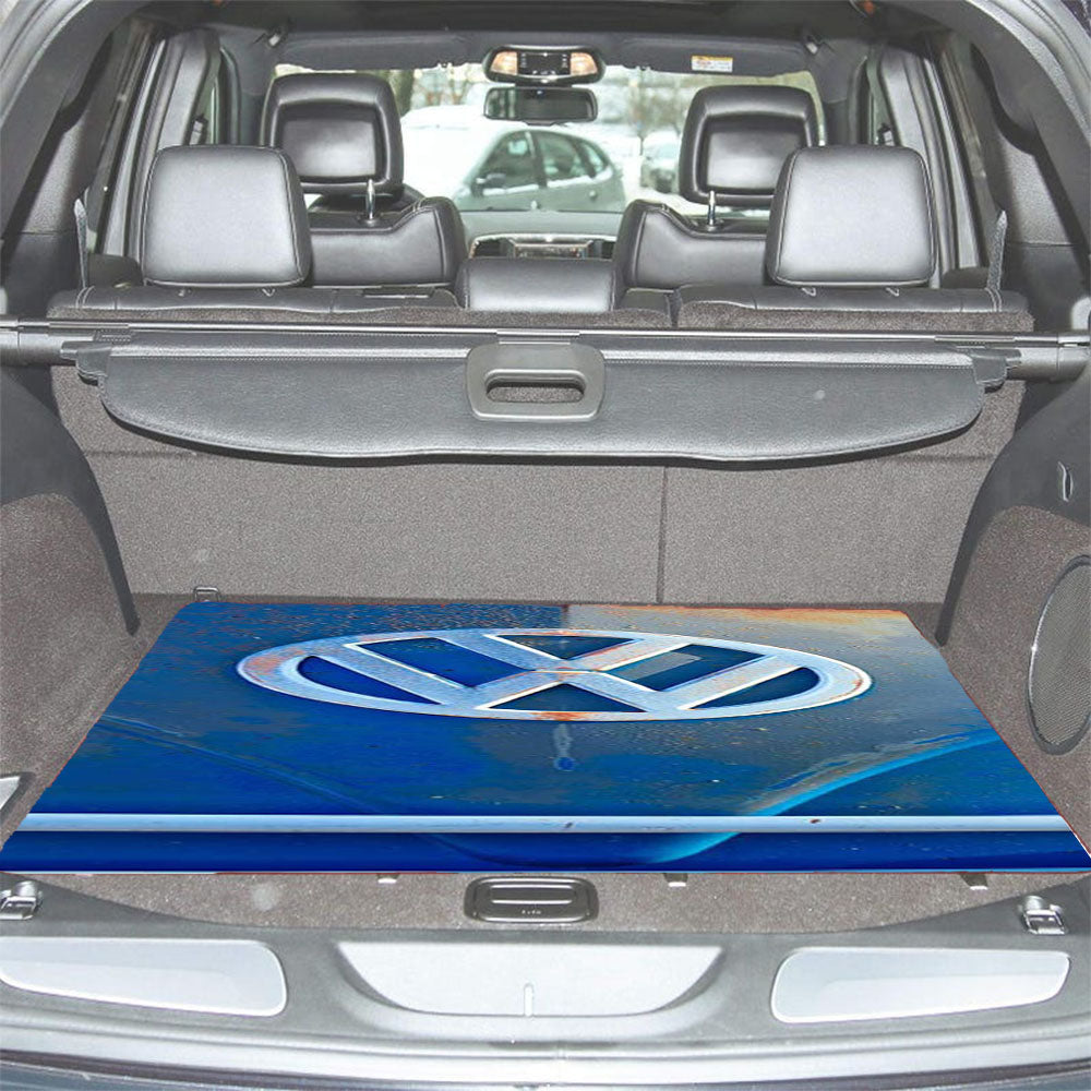 Volkswagen Vw Bus Front Emblem Jill Reger Car Trunk Mat Non Slip