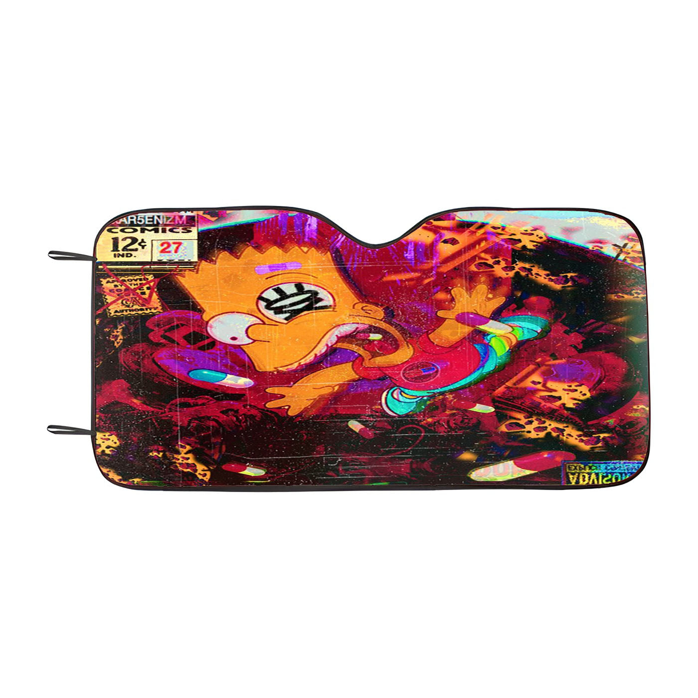 Akira Bart Simpsons Car Auto Sun Shade Windshield Cover