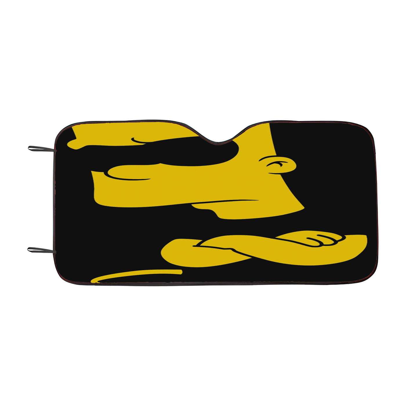Black Yellow Bart Simpsons Car Auto Sun Shade Windshield Cover