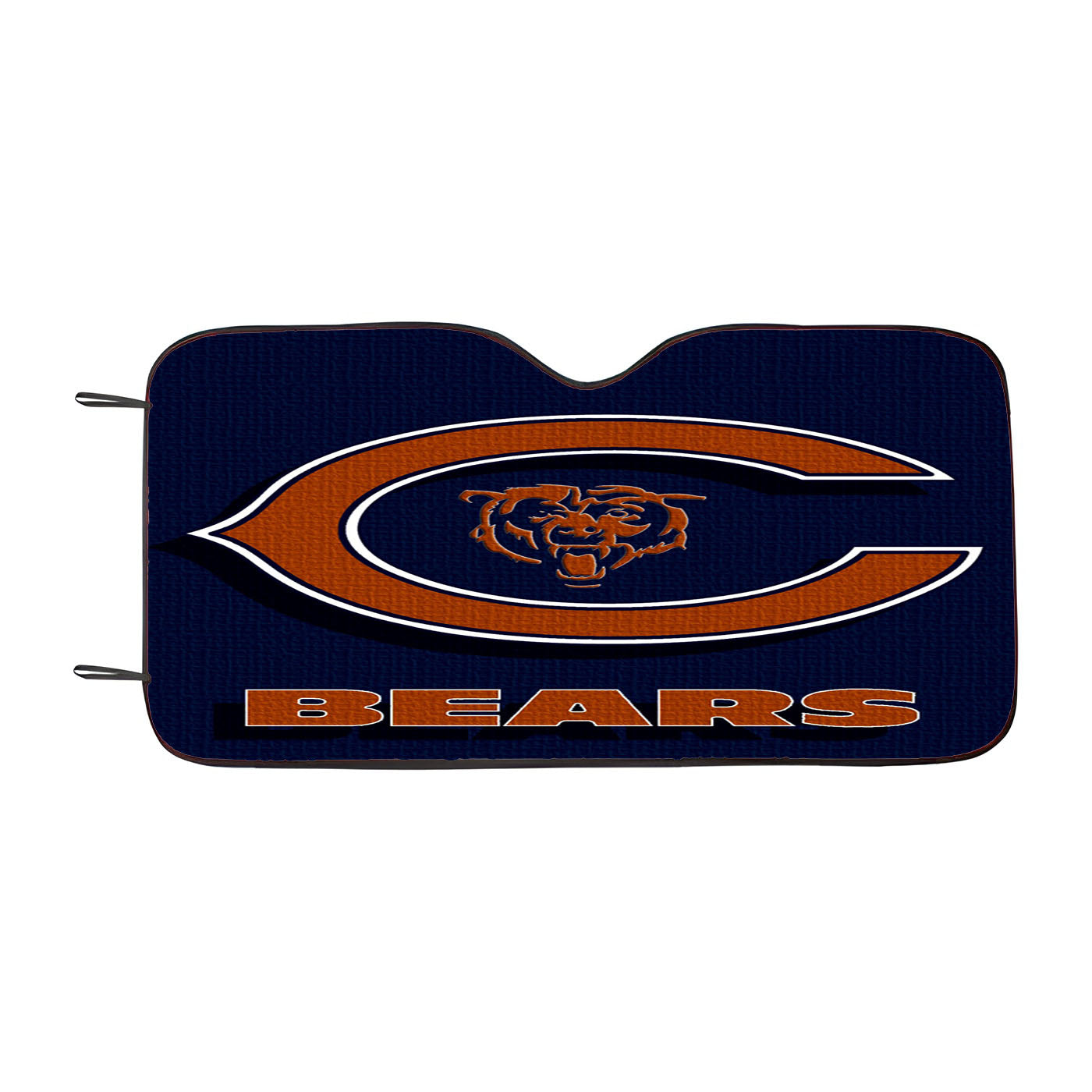 Blue Chicago Bears Nfl Logo Car Auto Sun Shade Windshield Cover