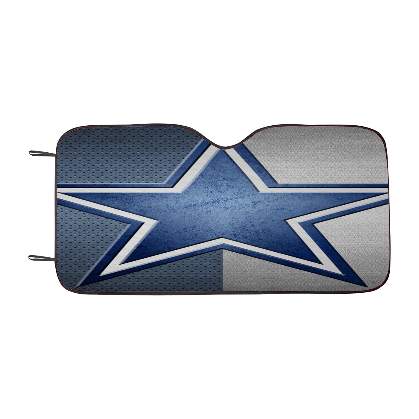 Blue Grey Star Dallas Cowboys Texture Car Auto Sun Shade Windshield Cover