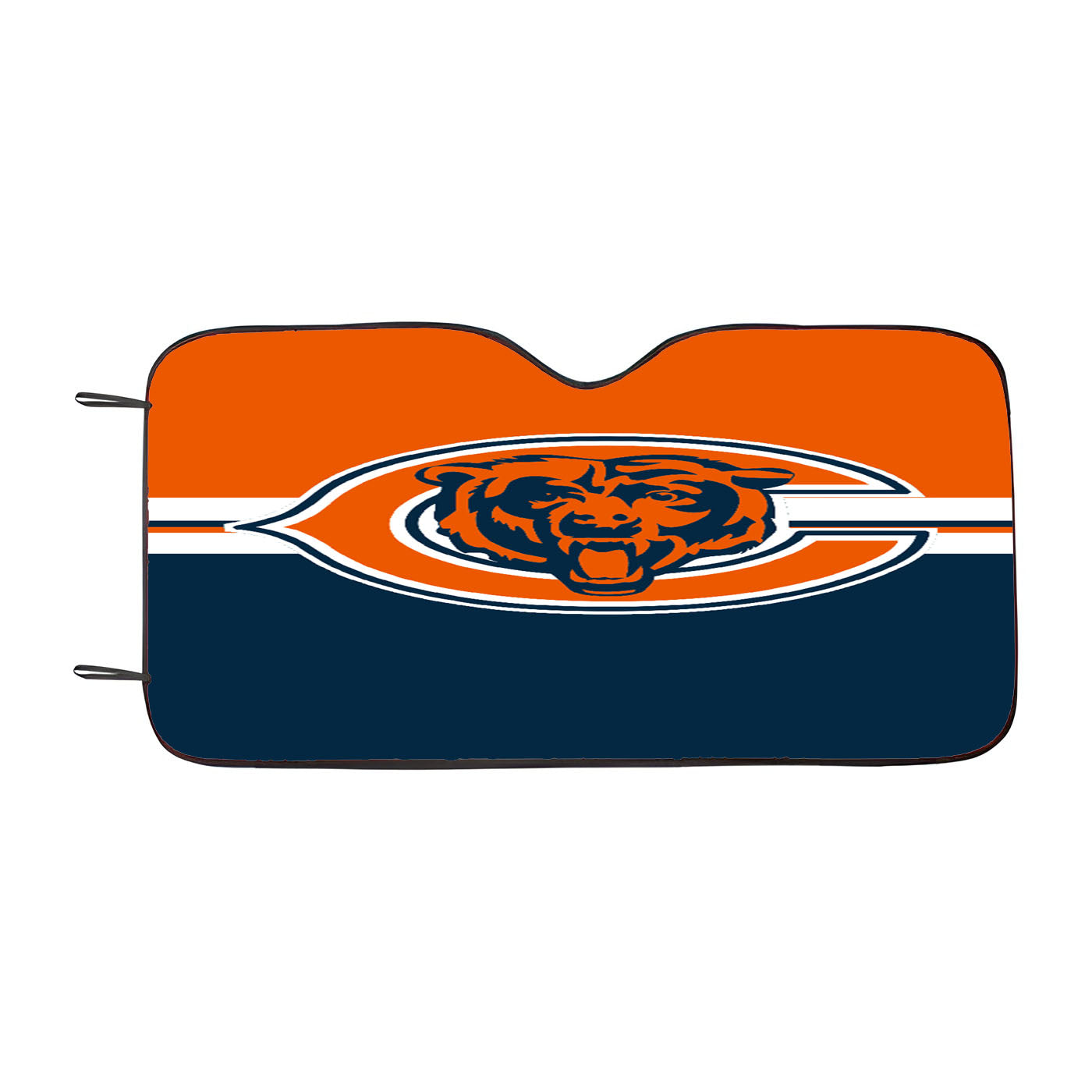 Blue Orange Chicago Bears Wallpaper Car Auto Sun Shade Windshield Cover