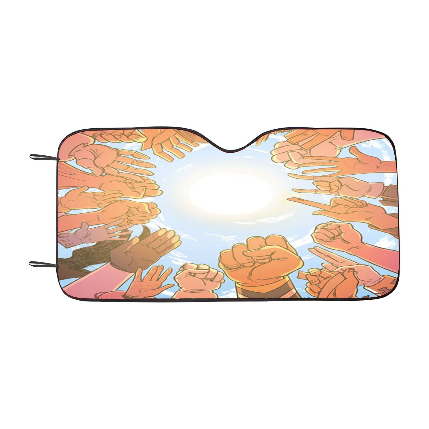 Boku No Hero Academia Comics Car Auto Sun Shade Windshield Cover