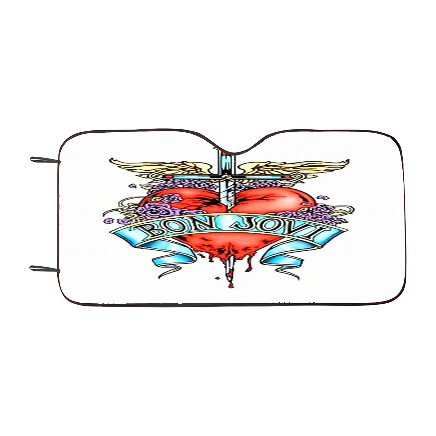 Bon Jovi Logo Car Auto Sun Shade Windshield Cover
