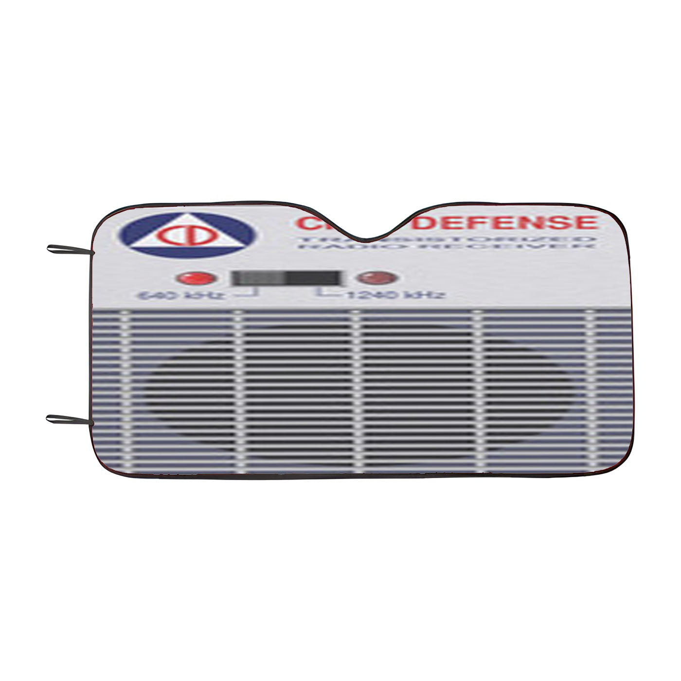Civil Defense Radio Fallout 4 Car Auto Sun Shade Windshield Cover