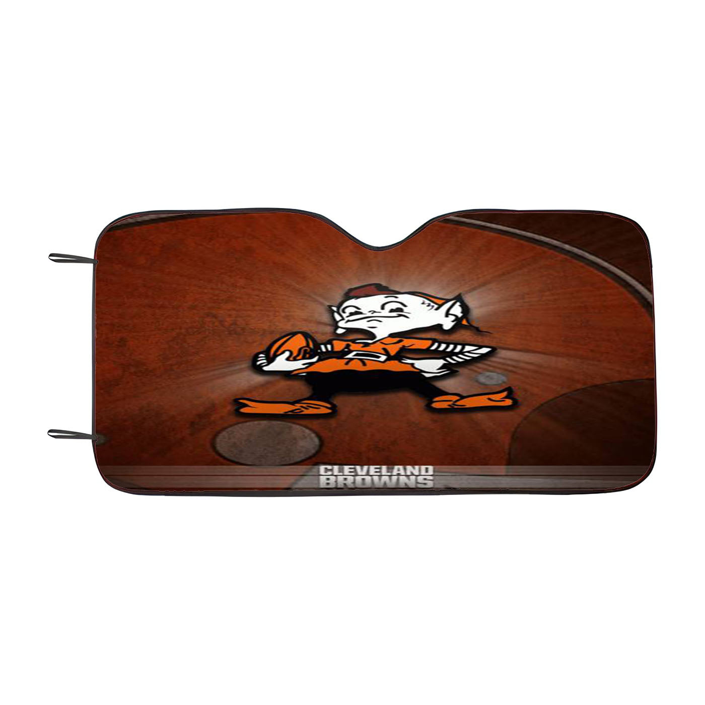 Cleveland Browns 2 Car Auto Sun Shade Windshield Cover