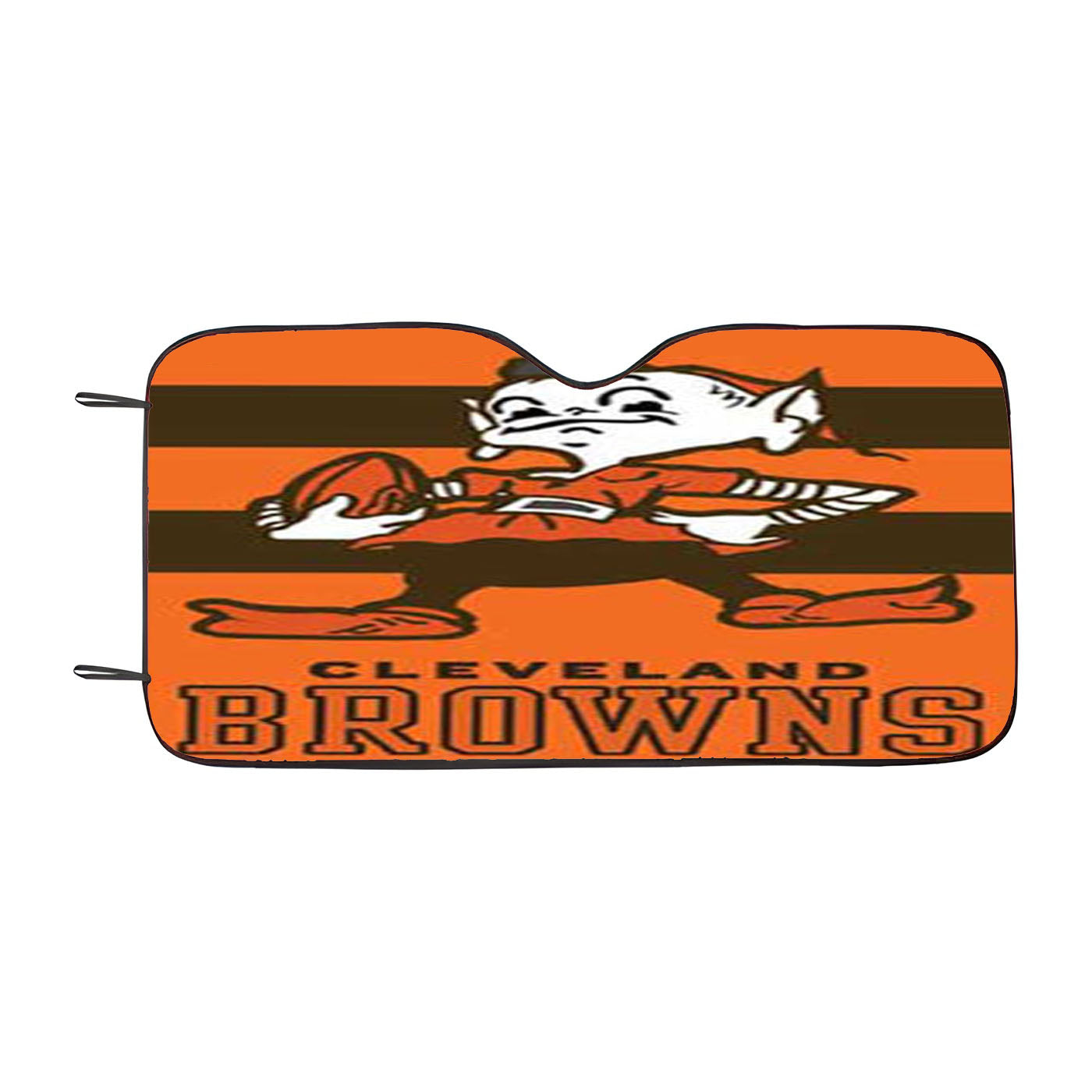 Cleveland Browns Original Stripes Car Auto Sun Shade Windshield Cover