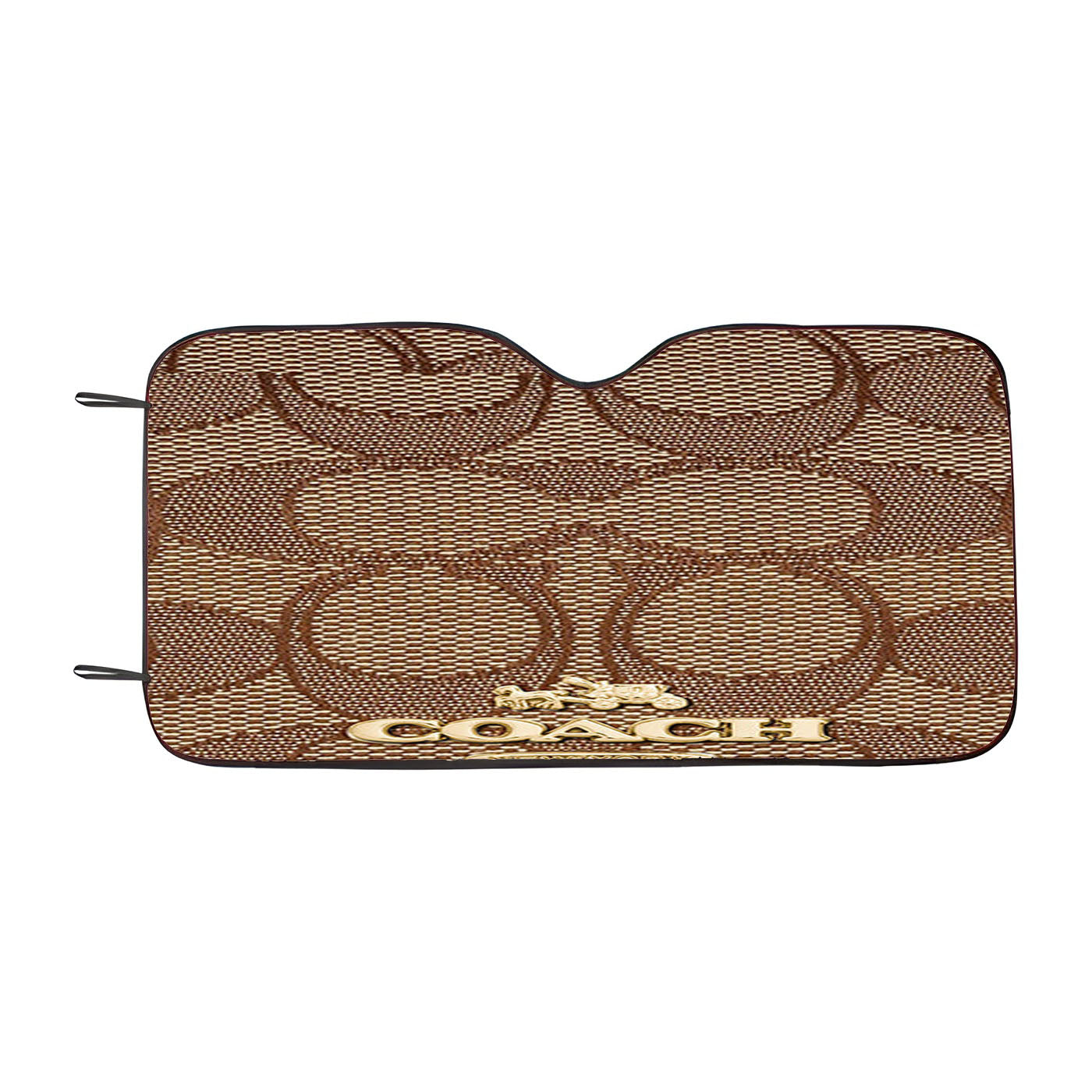 Coach New York Pattern Car Auto Sun Shade Windshield Cover