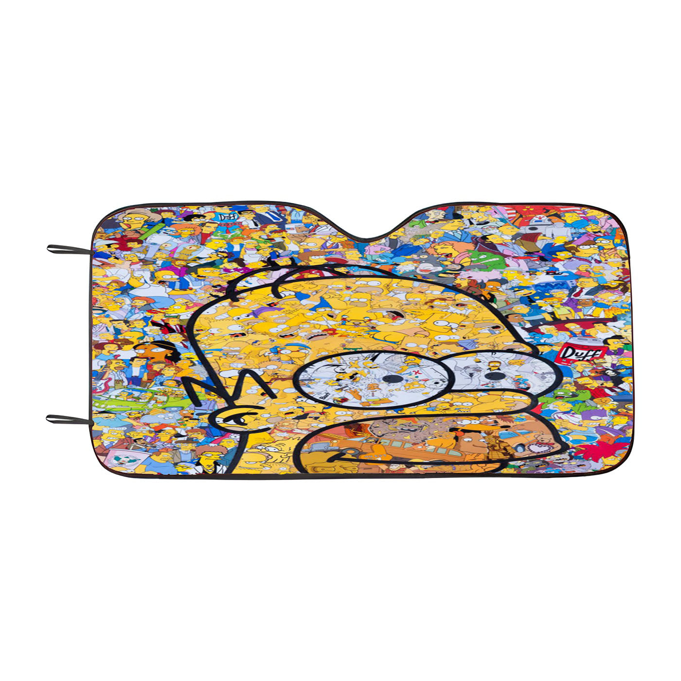 Collage Simpson Car Auto Sun Shade Windshield Cover