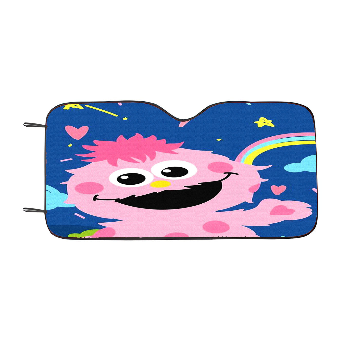 Cookie Monster Cartoon Creative Car Auto Sun Shade Windshield Cover