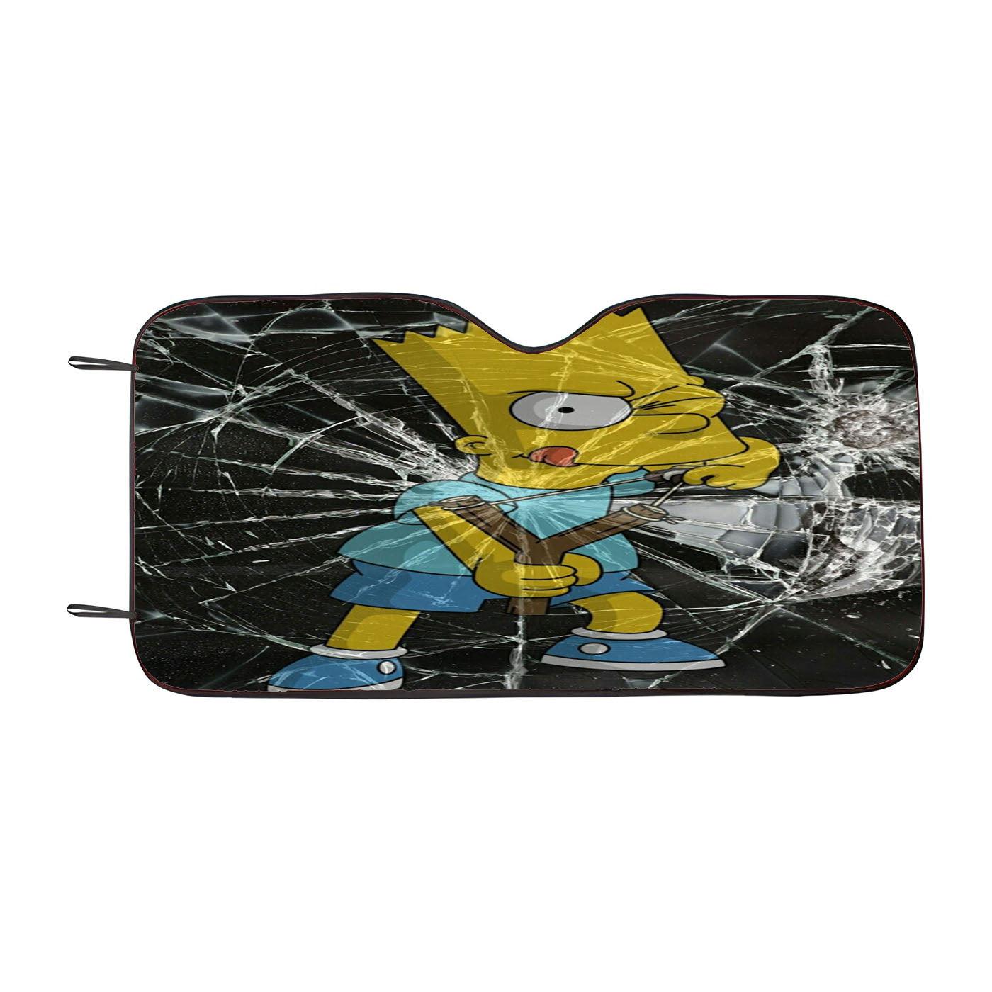 Crack Simpson Slingshot Car Auto Sun Shade Windshield Cover