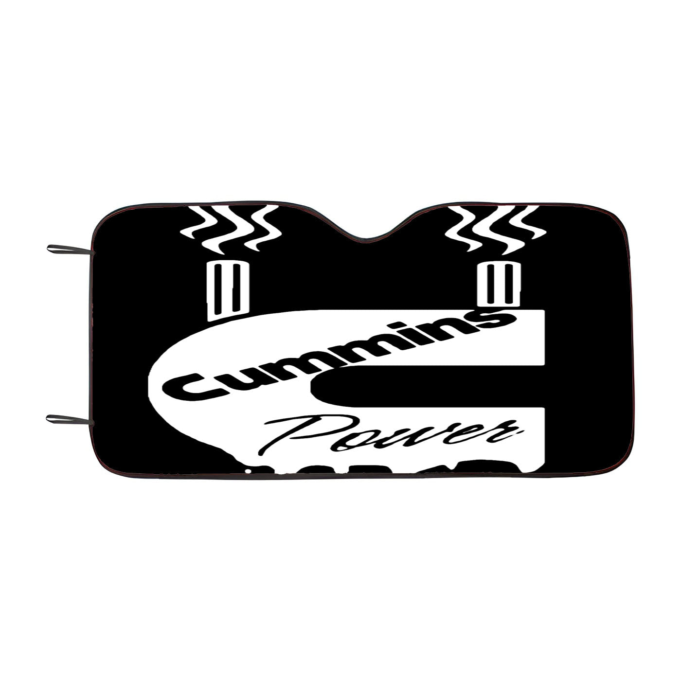 Cummins Power T Car Auto Sun Shade Windshield Cover