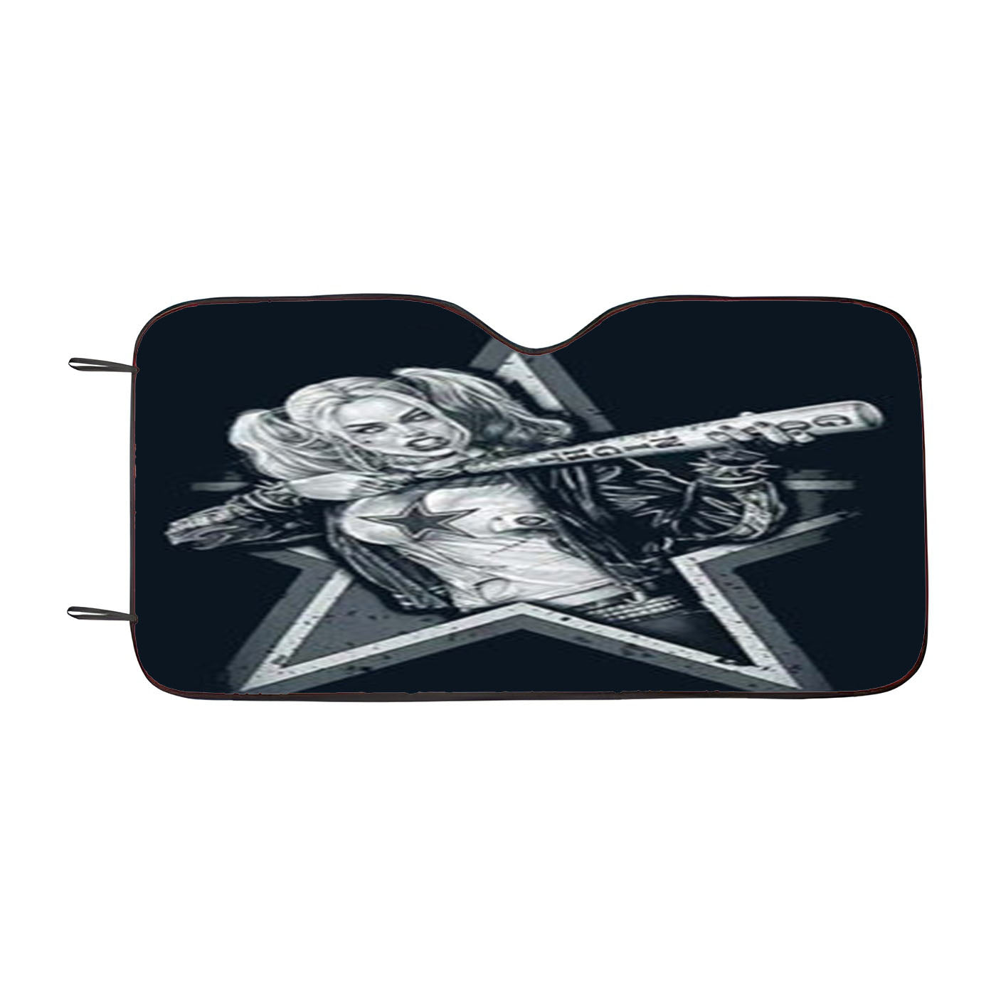 Dallas Cowboys Harley Quinn Car Auto Sun Shade Windshield Cover