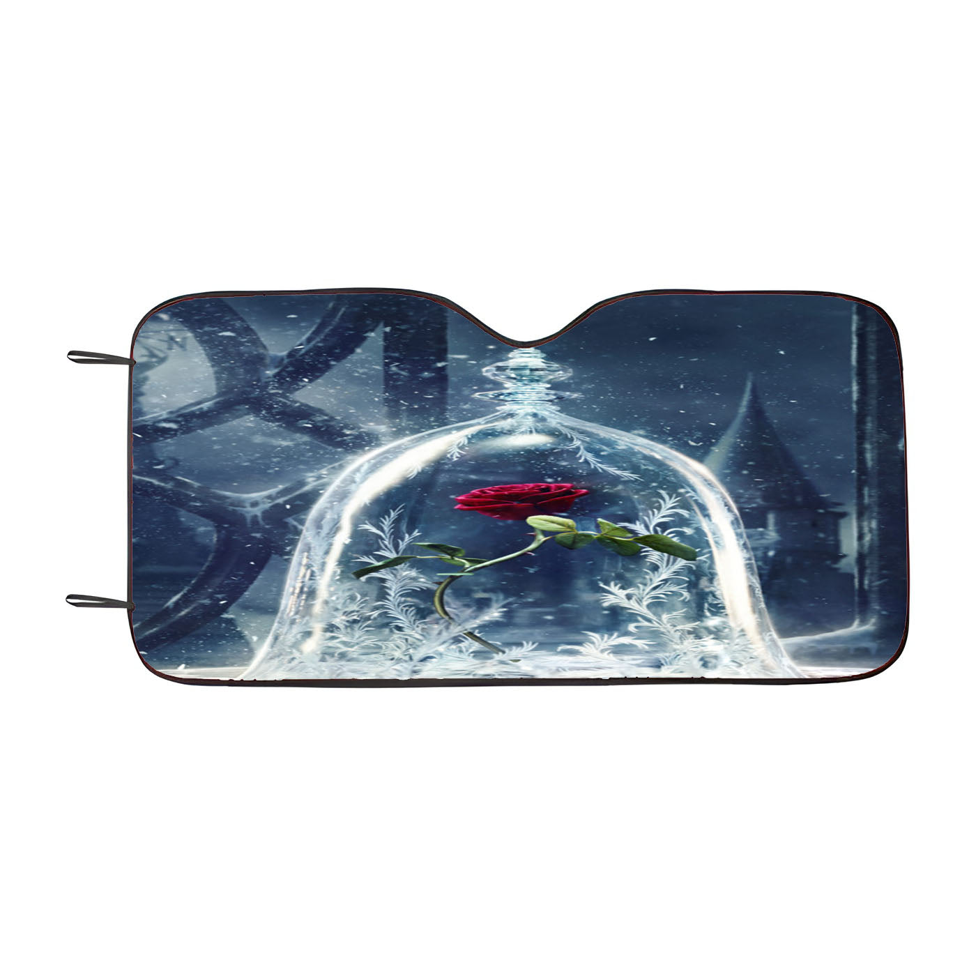 Disney Style Beauty And The Beast Car Auto Sun Shade Windshield Cover