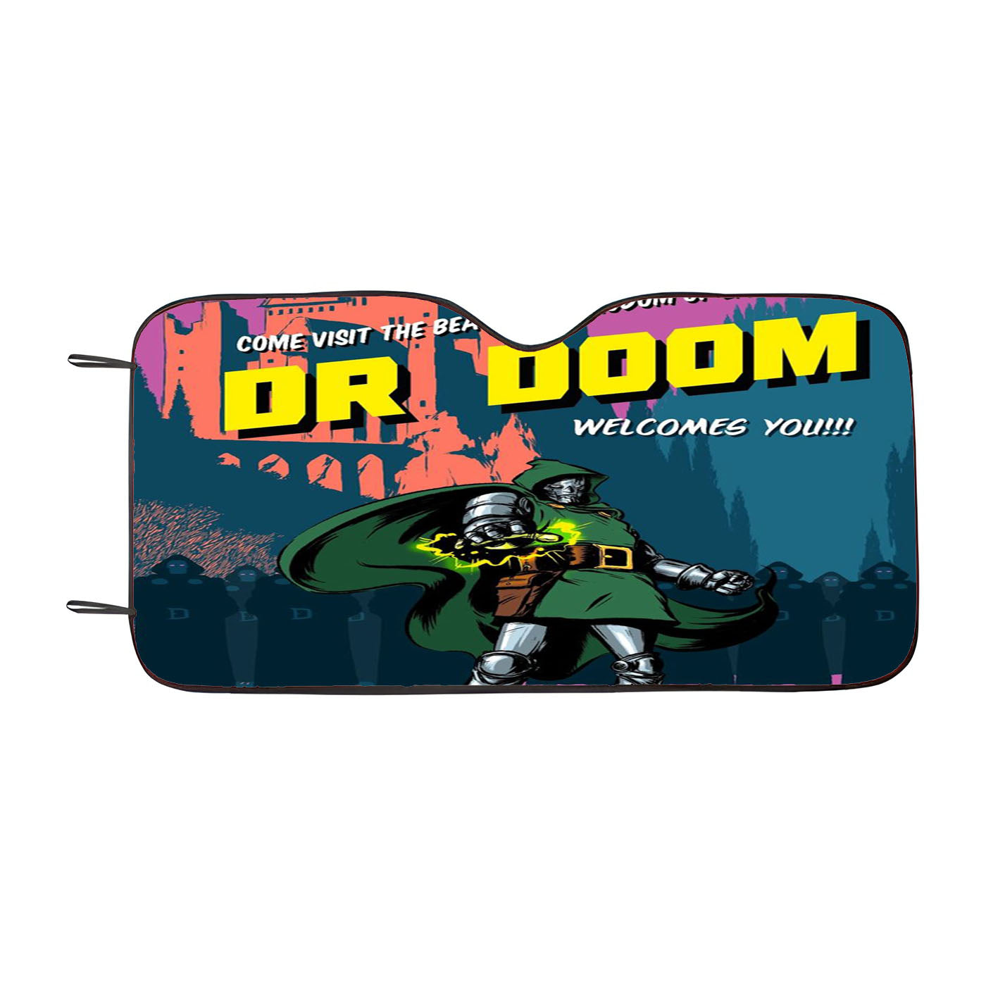 Dr Doom Marvel Car Auto Sun Shade Windshield Cover