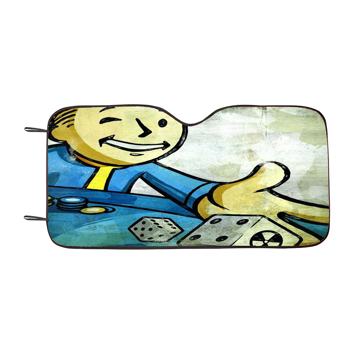 Fallout Dice Car Auto Sun Shade Windshield Cover