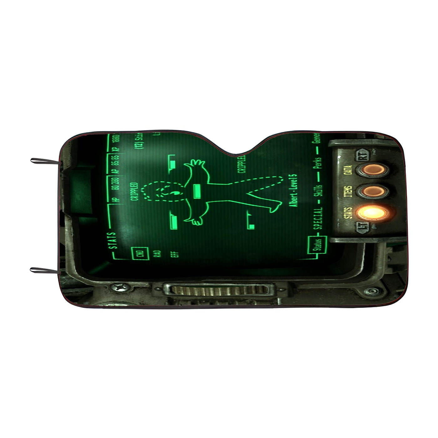 Fallout Pib Boy Wallpapers Car Auto Sun Shade Windshield Cover