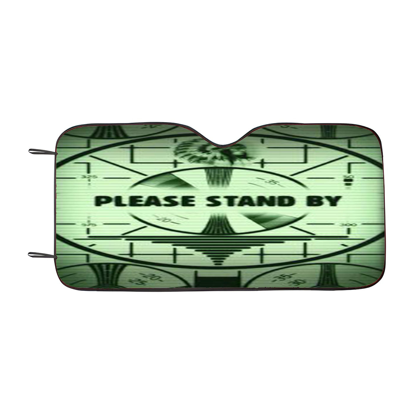 Fallout Please Standy By Car Auto Sun Shade Windshield Cover