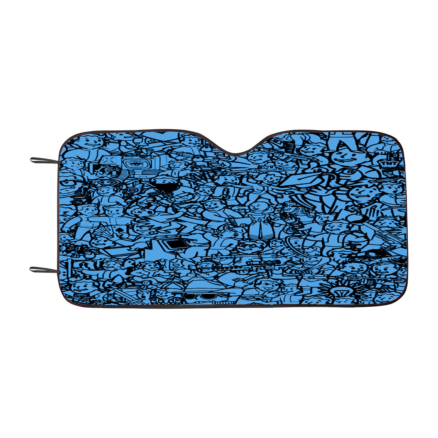 Fallout Vault Boy Collage Car Auto Sun Shade Windshield Cover