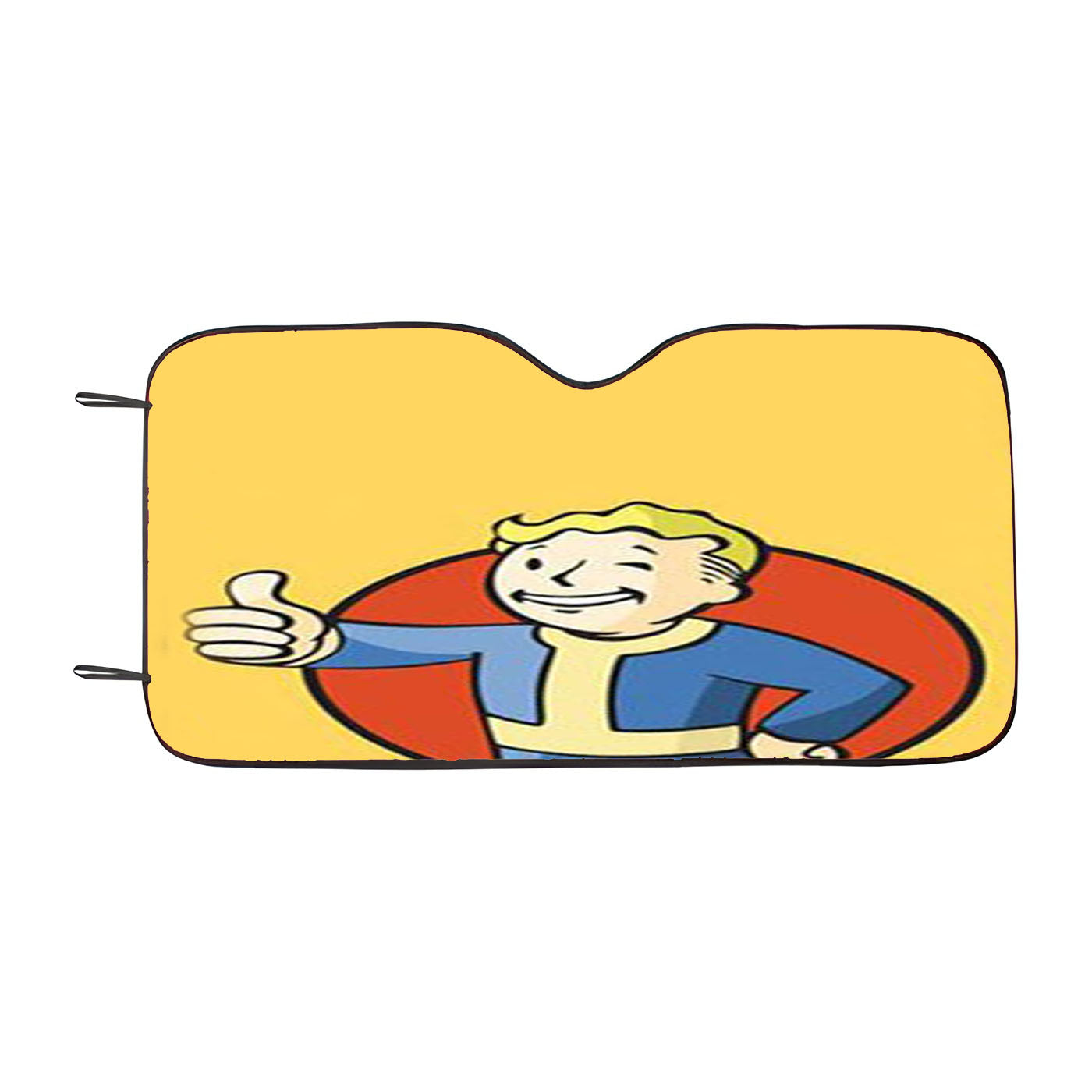 Fallout Vault Tec Boy Car Auto Sun Shade Windshield Cover