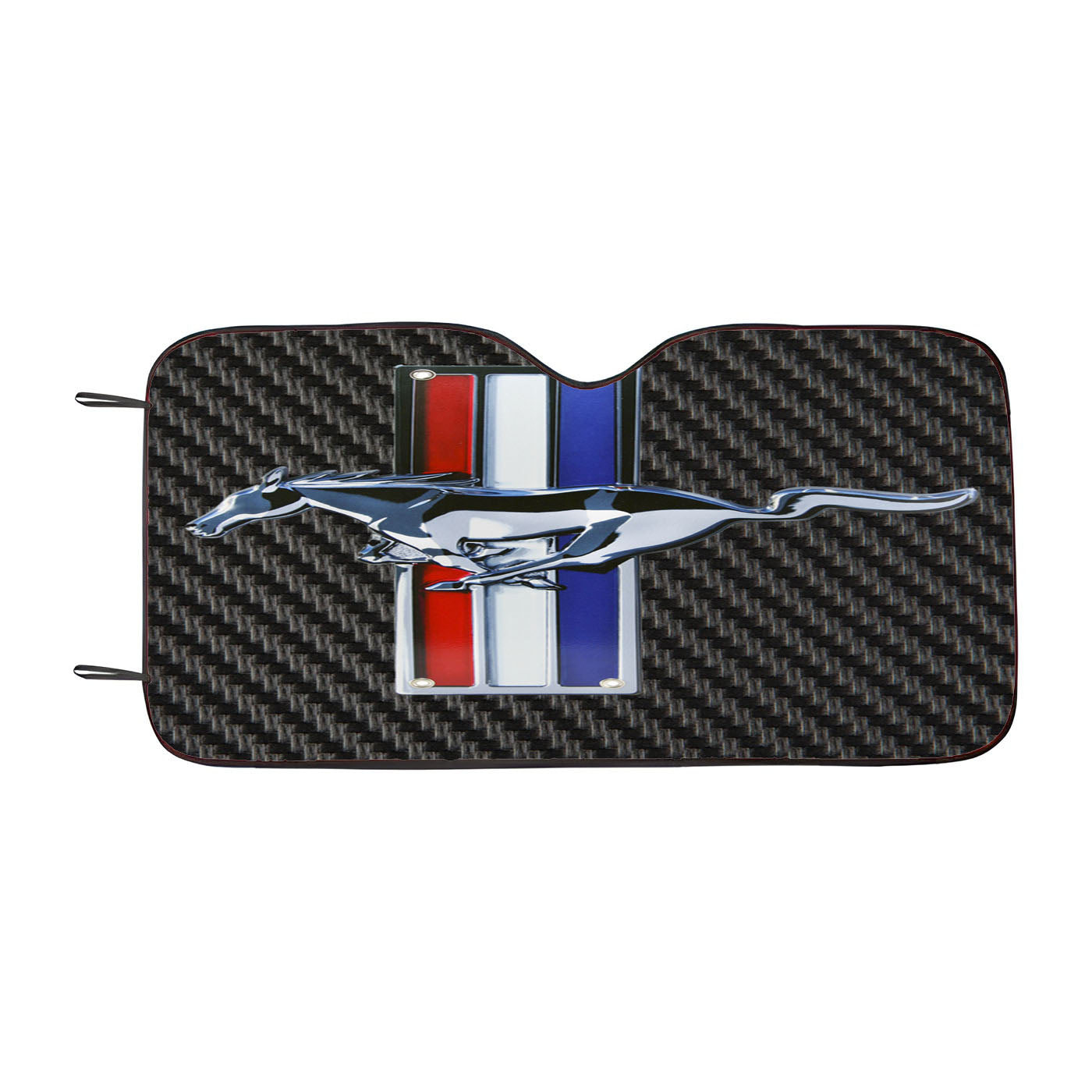 Ford Mustang Carbon Fiber Car Auto Sun Shade Windshield Cover