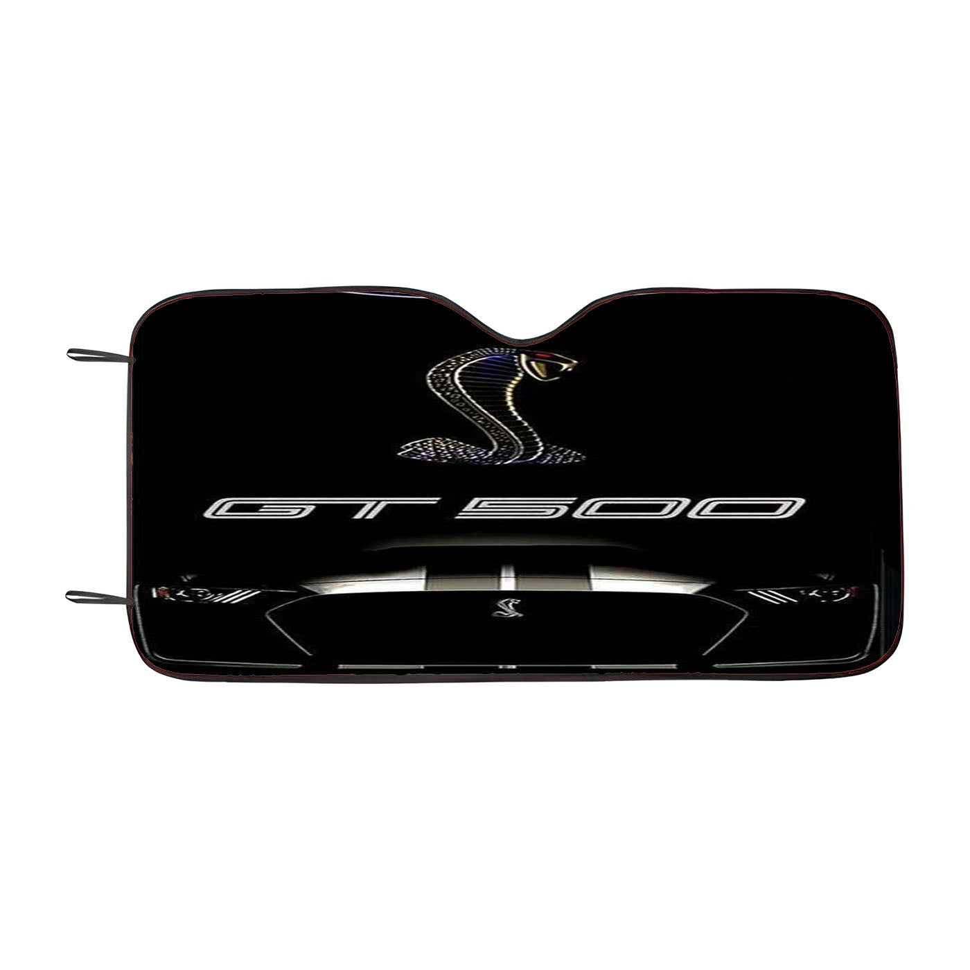Ford Mustang Gt Black Car Auto Sun Shade Windshield Cover