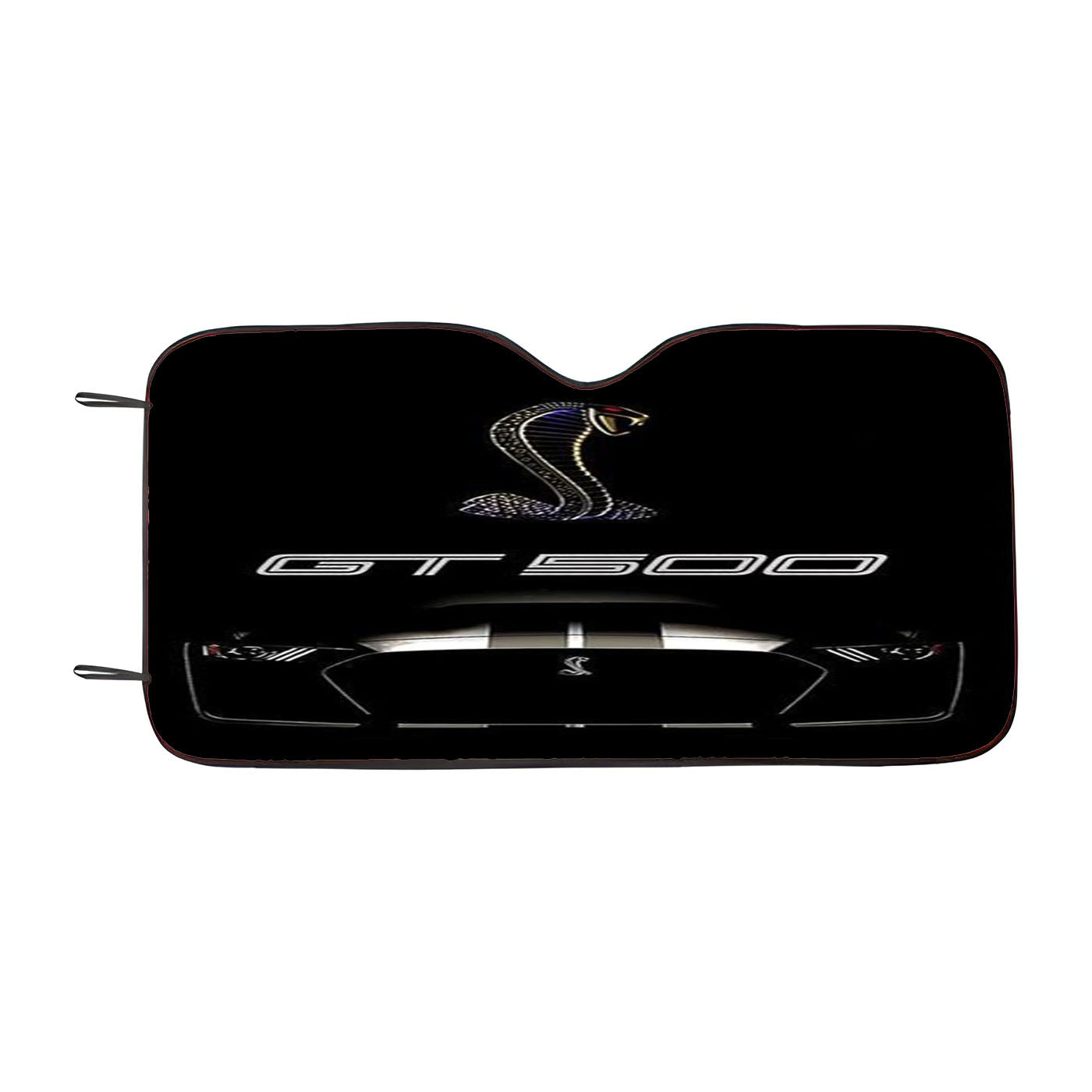 Ford Mustang Shelby Cobra Black Car Auto Sun Shade Windshield Cover
