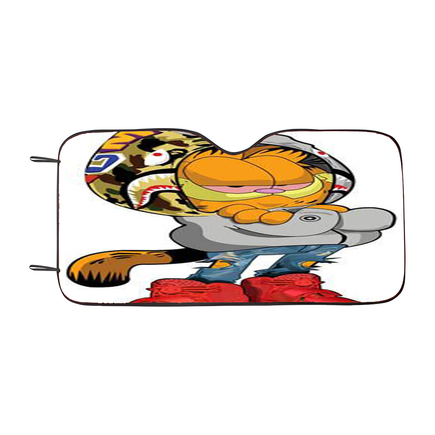 Garfield Bape Style Car Auto Sun Shade Windshield Cover