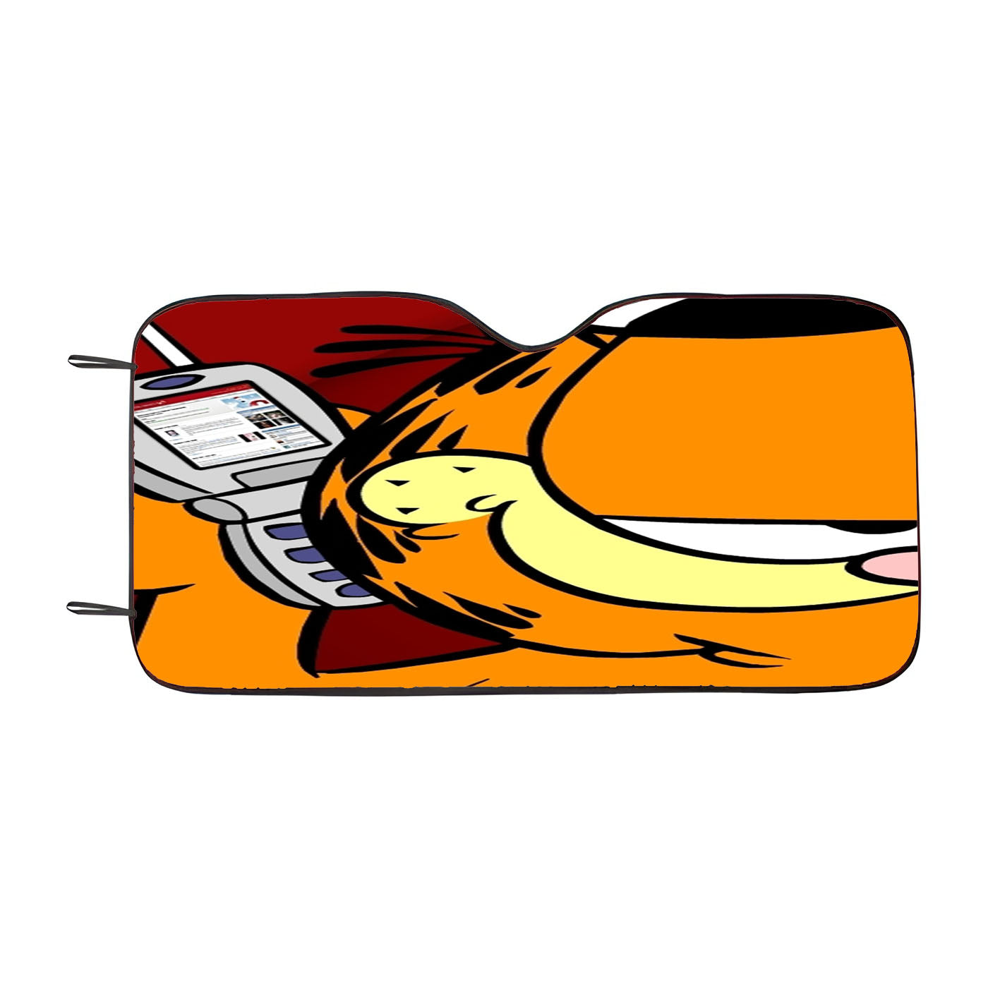 Garfield Calling Car Auto Sun Shade Windshield Cover