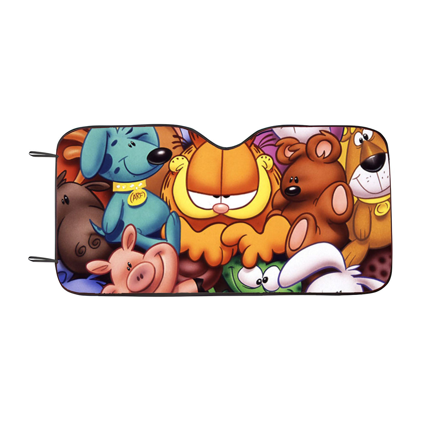 Garfield Doll Family Wallpaper Car Auto Sun Shade Windshield Cover