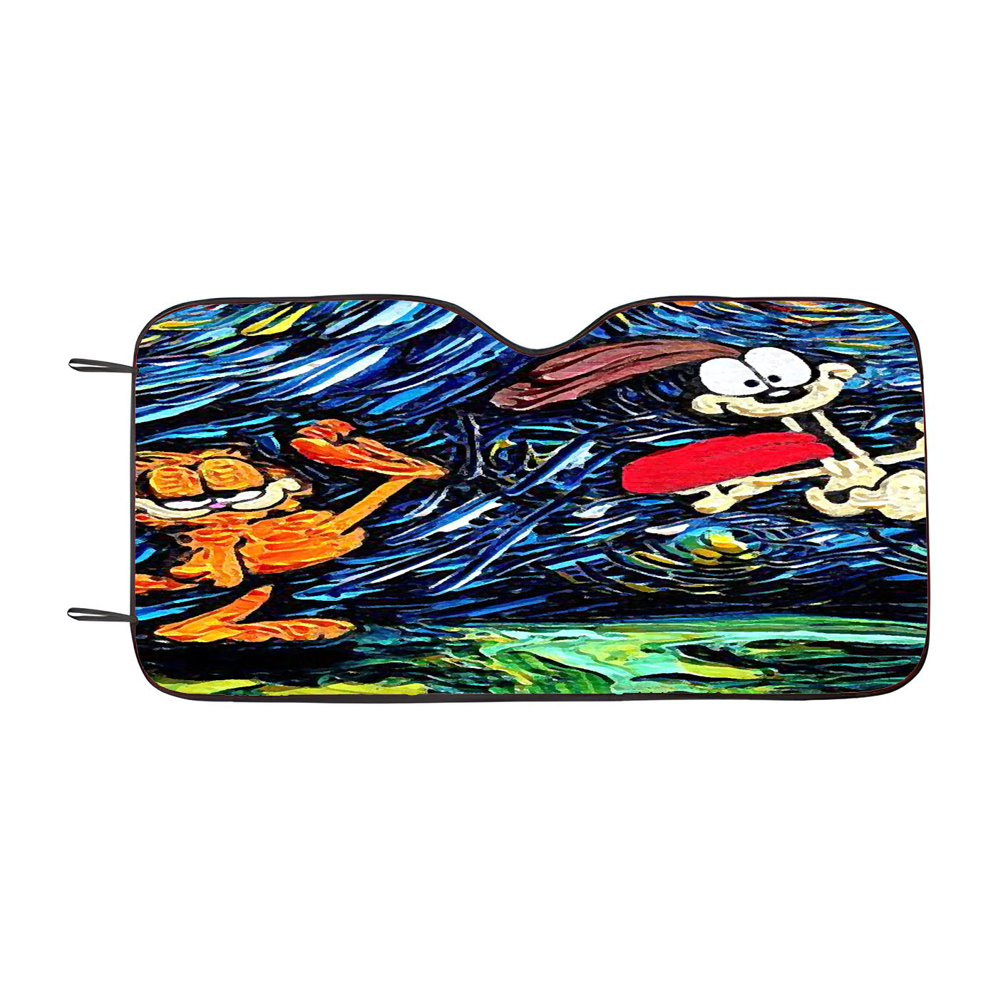 Garfield Starry Night Car Auto Sun Shade Windshield Cover